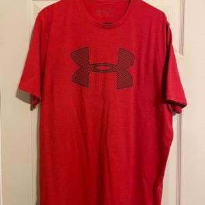 Red Under Armour Graphic Tee